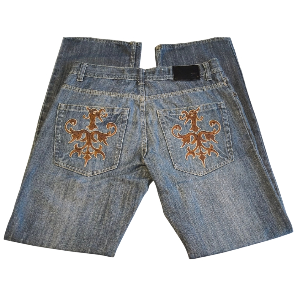 Kosiuko Denim Gallery Embroidered Bootcut Jeans